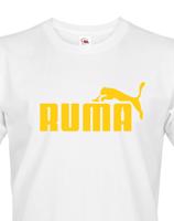★ Pánské tričko s vtipným potiskem Ruma - vtipná parodie na značku Puma