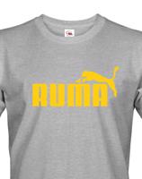 ★ Pánské tričko s vtipným potiskem Ruma - vtipná parodie na značku Puma