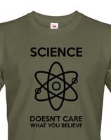 Pánské tričko Science believe - ideální dárek pro milovníky vědy