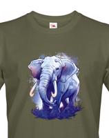 Pánské tričko se slonem- dárek pro milovníky zvířat