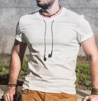 Pánské tričko se sluchátky - vtipný minimalistický potisk