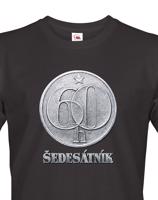 Pánské  tričko šedesátník - ideální dárek k 60. narozeninám