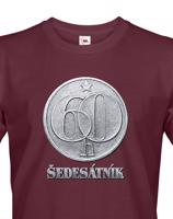 Pánské  tričko šedesátník - ideální dárek k 60. narozeninám