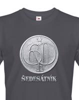 Pánské  tričko šedesátník - ideální dárek k 60. narozeninám