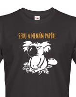 Pánské tričko Seru a nemám papír - triko s koalou