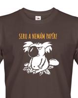 Pánské tričko Seru a nemám papír - triko s koalou