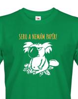 Pánské tričko Seru a nemám papír - triko s koalou