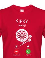 Pánské tričko - Šipky volají - ideální dárek