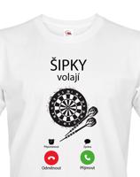 Pánské tričko - Šipky volají - ideální dárek