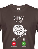 Pánské tričko - Šipky volají - ideální dárek