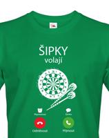 Pánské tričko - Šipky volají - ideální dárek