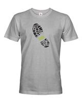 Pánské tričko - Stopa běžce