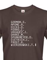 Pánské tričko Sulaco - prozkoumejte jména hrdinů a obětí