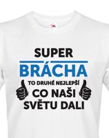Pánské tričko Super brácha - ideální narozeninový dárek pro bráchu