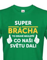 Pánské tričko Super brácha - ideální narozeninový dárek pro bráchu