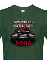 Pánské tričko  T90A  - tričko pro milovníky tanků