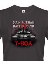 Pánské tričko  T90A  - tričko pro milovníky tanků