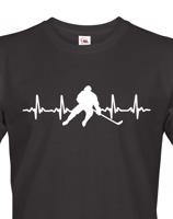 Pánské tričko Tep hokejisty - ideální dárek pro hokejistu