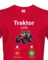 Pánské tričko Traktor volá