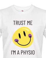 Pánské tričko trust me i´m physio - kvalitní tisk a rychlé dodání