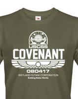 Pánské tričko USCSS Covenant  - skvělý dárek