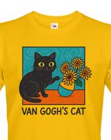 Pánské tričko Van Gogh´s Cat