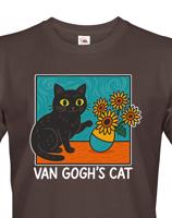 Pánské tričko Van Gogh´s Cat
