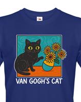 Pánské tričko Van Gogh´s Cat