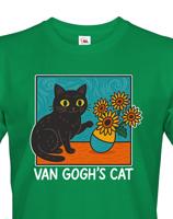 Pánské tričko Van Gogh´s Cat