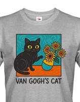 Pánské tričko Van Gogh´s Cat