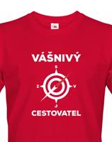 Pánské tričko Vášnivý cestovatel - dokonalý dárek pro dobrodruhy