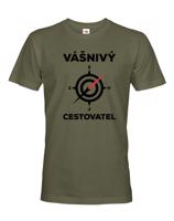 Pánské tričko Vášnivý cestovatel - dokonalý dárek pro dobrodruhy