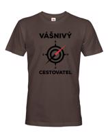 Pánské tričko Vášnivý cestovatel - dokonalý dárek pro dobrodruhy