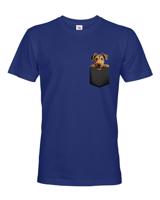 Pánské tričko Velšteriér v kapsičce - kvalitní tisk a rychlé dodání