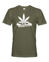 Pánské tričko - Weed vegetarian