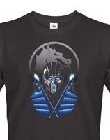 Pánské tričko z filmu Mortal Kombat - oblíbený padouch Subzero na triku