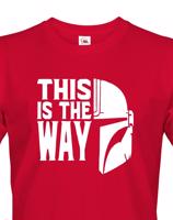 Pánské tričko ze seriálu Mandalorian - This is The Way