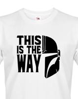 Pánské tričko ze seriálu Mandalorian - This is The Way