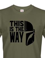 Pánské tričko ze seriálu Mandalorian - This is The Way