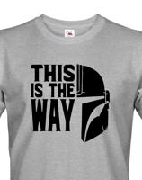 Pánské tričko ze seriálu Mandalorian - This is The Way