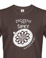 Pánské tričko - Zrozený pro šipky - ideální dárek