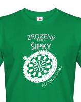 Pánské tričko - Zrozený pro šipky - ideální dárek