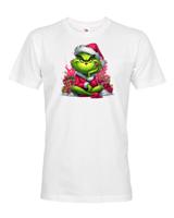 Pánské triko Grinch s dárky - skvělé vánoční triko