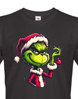 Pánské triko Grinch - skvělé vánoční triko