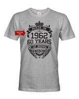 Pánské triko k narozeninám s volitelným rokem