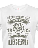 Pánské triko k narozeninám - zrod legend