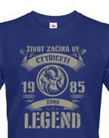 Pánské triko k narozeninám - zrod legend