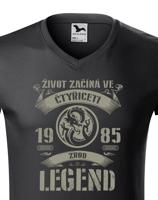 Pánské triko k narozeninám - zrod legend