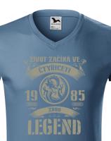 Pánské triko k narozeninám - zrod legend