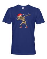Pánské triko Kostlivec dab dance - vtipné vánoční triko